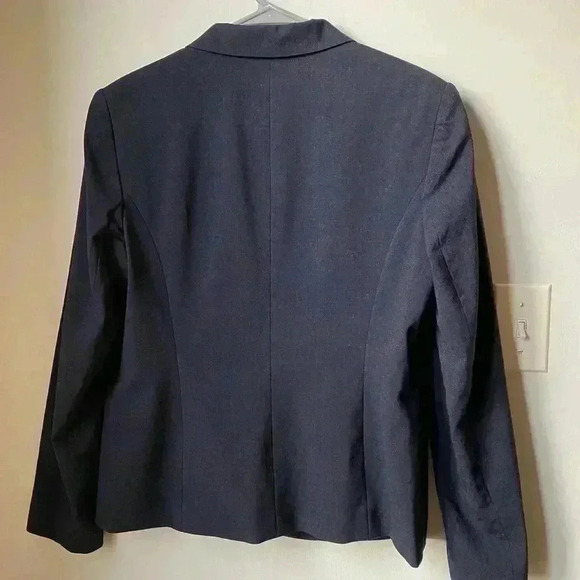 Talbots Women’s Wool Blazer Dark Navy Blue Size 8, 96% Wool, Excellent Condition - Picture 11 of 15